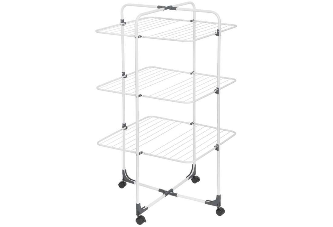 Suszarka na pranie VELKEA V300 Biały Przemyślane wymiary duża pojemność waga długość szerokość wysokość maksymalne obciążenie