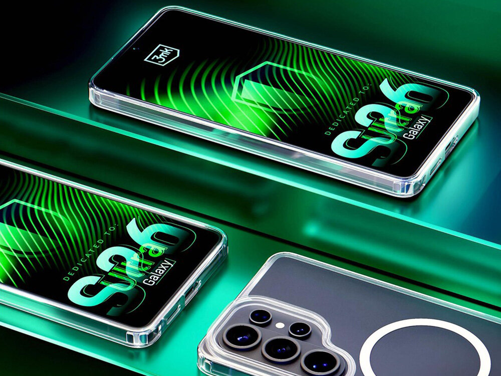 3MK Armor MagCase Technologia EasyClick™ Buttons Podpięcie ładowarki, podłączenie słuchawek, zmniejszenie lub zwiększenie głośności, blokowanie ekranu czy używanie głośnika - smartfon na półce obok innego smartfona