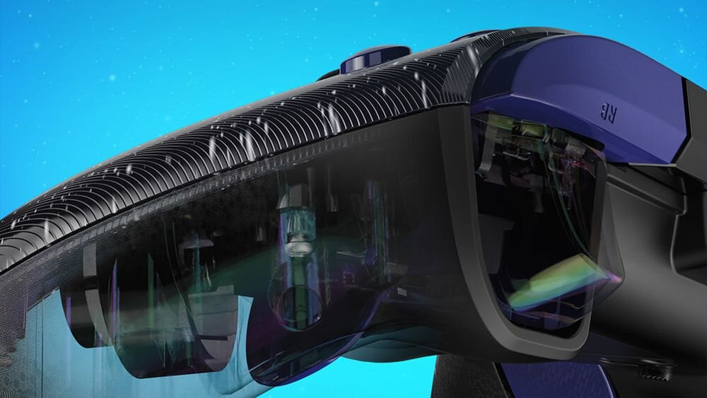 Kontroler TURTLE BEACH Xbox Rematch Advanced Dark Cosmos TBC-2404-05 zbliżenie na górną krawędź kontrolera, prezentujące soczewkowe wykończenie i strukturę przycisków RB i LB spusty hallotronowe programowalne przyciski silniki w uchwytach triggery realizm rozgrywki