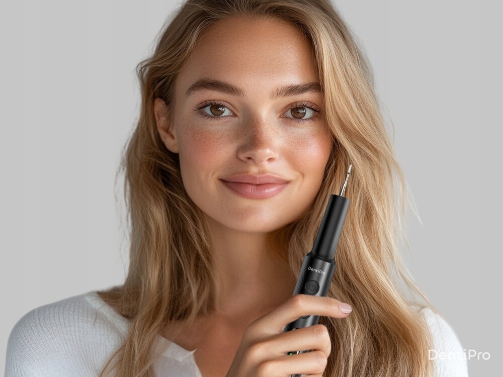 Skaler dentystyczny ALPHA DentiPro AWS-02 ultradźwiękowa technologia, usuwanie osadu i kamienia, czystsze i gładsze zęby, precyzja i bezpieczeństwo