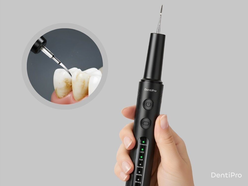 Skaler dentystyczny ALPHA DentiPro AWS-02 wodoszczelność, łatwiejsze czyszczenie, automatyczny timmer, ochrona przed przegrzaniem, lekka konstrukcja