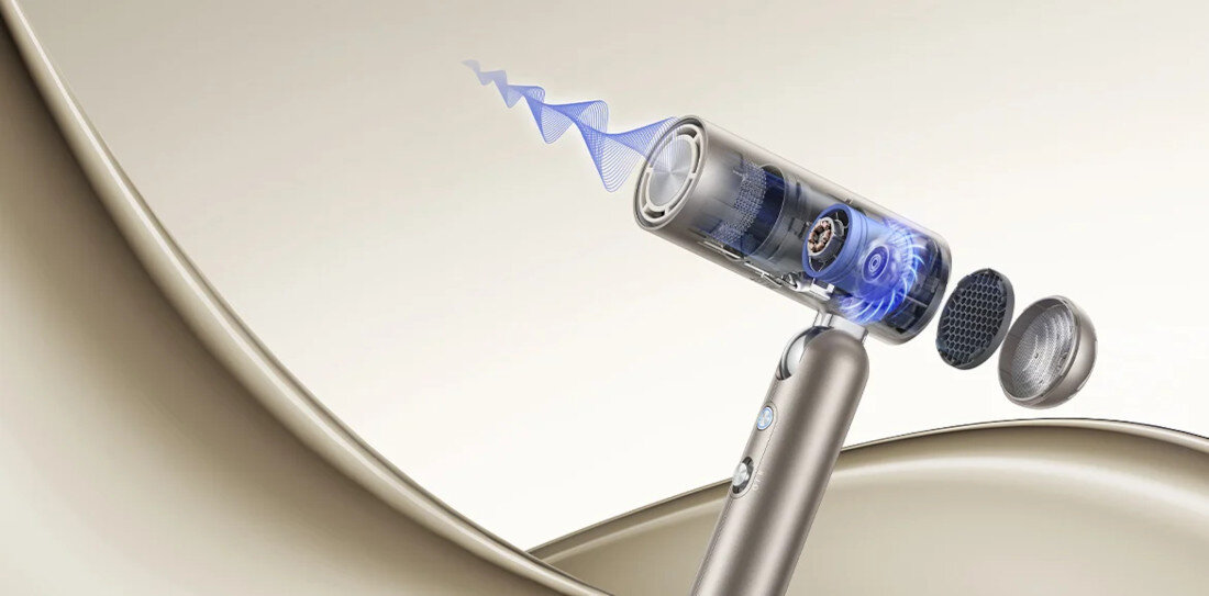 Suszarka DREAME Pocket Pro Złoty 1300 W Szybkość suszenia Silnik 110 000 RPM przepływ 70 m/s pielęgnacja