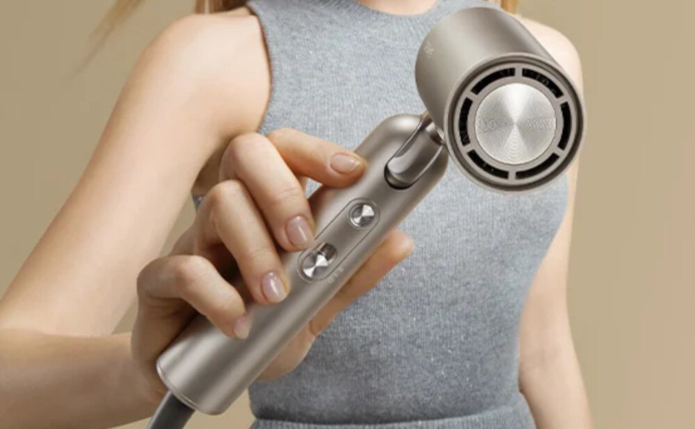 Suszarka DREAME Pocket Pro Złoty 1300 W Tryby dostosowane do potrzeb Pięć ustawień nawiewu regulacja prędkości dopasowanie działanie