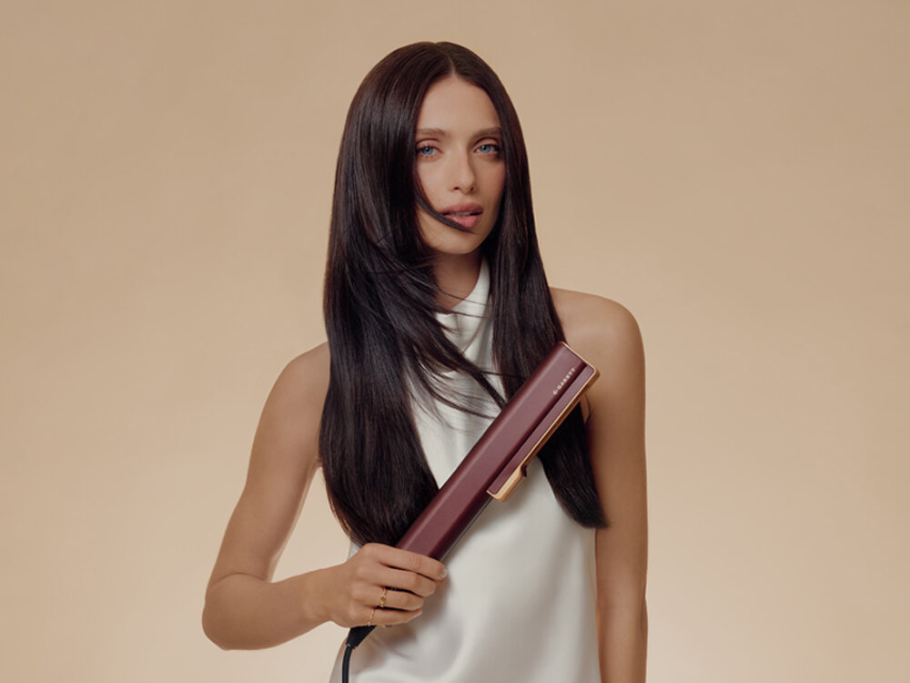 Aeroprostownica GARETT BEAUTY AeroGlow Brązowy 150 stopni delikatny strumień powietrza, ochrona przed łamliwością, codzienna stylizacja, bezpieczeństwo i skuteczność