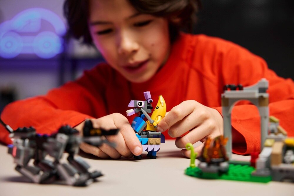 LEGO 77075 Fortnite Skórek i Iskra oraz obóz elementy opis konstrukcji wiek