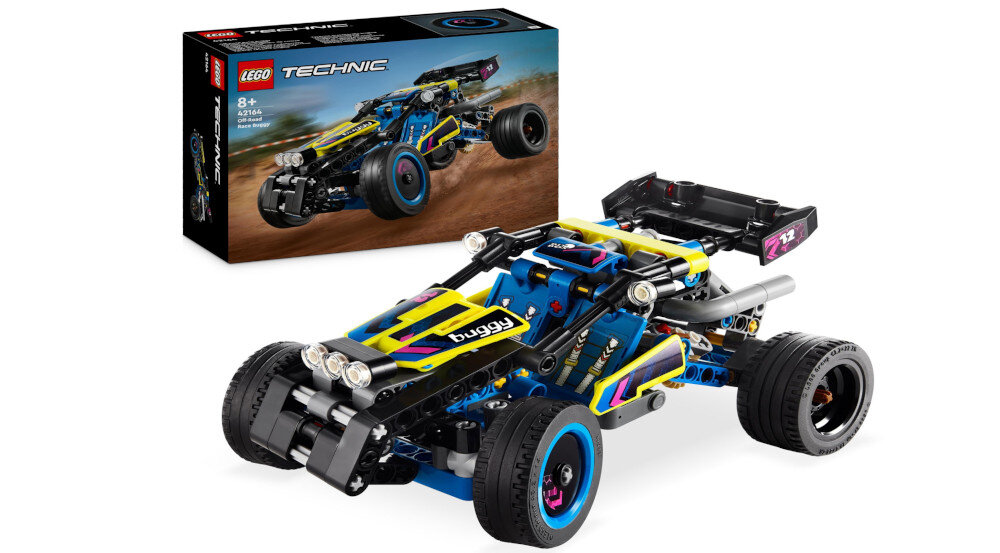 KLOCKI LEGO TECHNIC WYŚCIGOWY ŁAZIK TERENOWY 42164 zestaw elementy dokumentacja