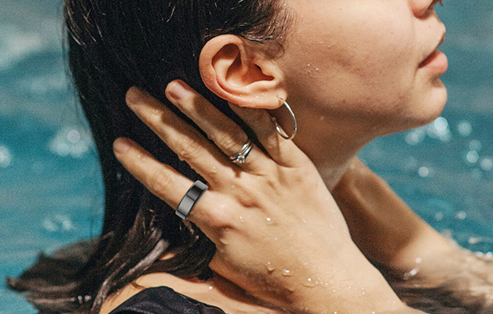 Smartring COLMI R02 plywanie kapiel kontakt woda certyfikat