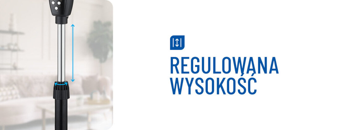 Wentylator NOVEEN F740 Tuya WiFi Smart Regulowana wysokość Dostosuj wysokość  potrzeby Uniwersalność