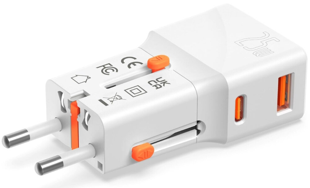 Ładowarka podróżna 4SMARTS Nomad Pocket 25W
                ładowarka na białym tle