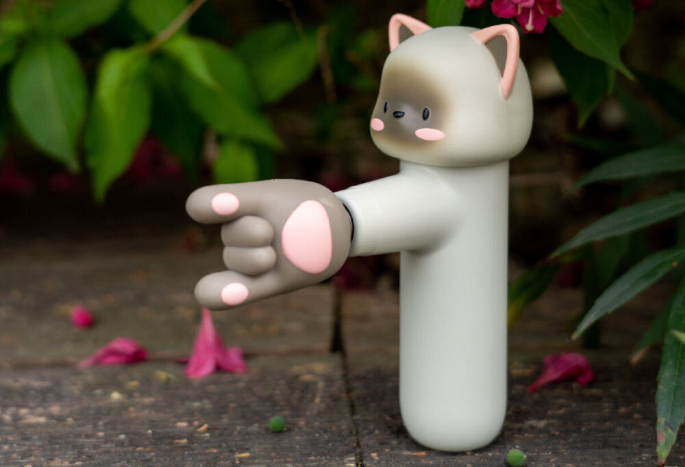 Masażer ręczny Gun 4SMARTS Acecool Cat Mini Jasnoszary MASAZ PORECZNOSC, LEKKOSC, NACISK, TRENING