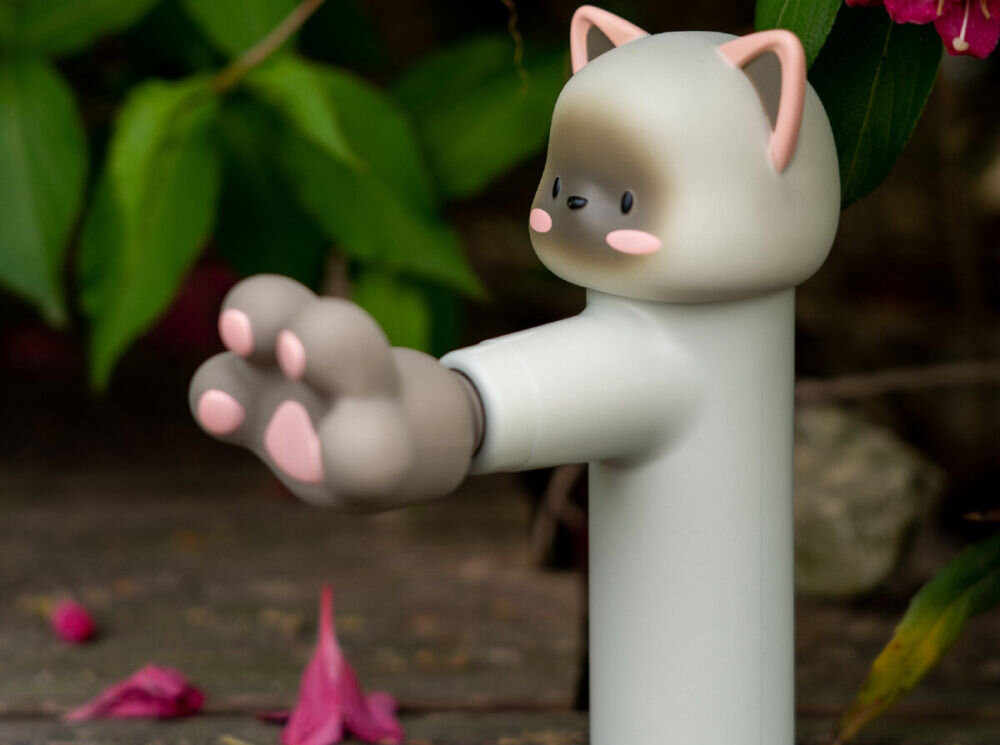 Masażer ręczny Gun 4SMARTS Acecool Cat Mini Jasnoszary – ładowanie USB-C