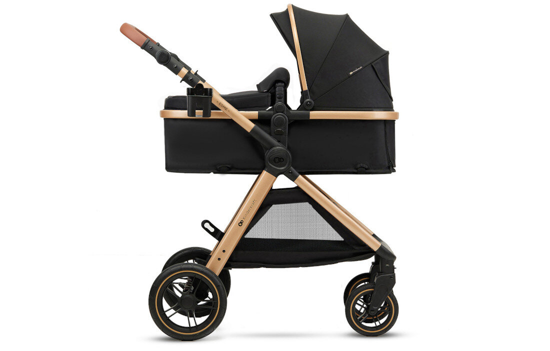 Wózek wielofunkcyjny KINDERKRAFT Esme Pro 3w1 Czarny Elegancja na spacerach Starannie dobrane kolory szykowne wykończenia stylowy 