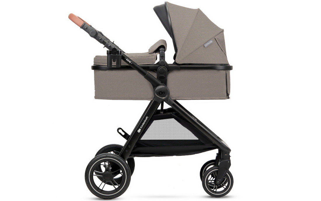 Wózek wielofunkcyjny KINDERKRAFT Esme Pro 3w1 Beżowy Elegancja na spacerach Starannie dobrane kolory szykowne wykończenia stylowy 