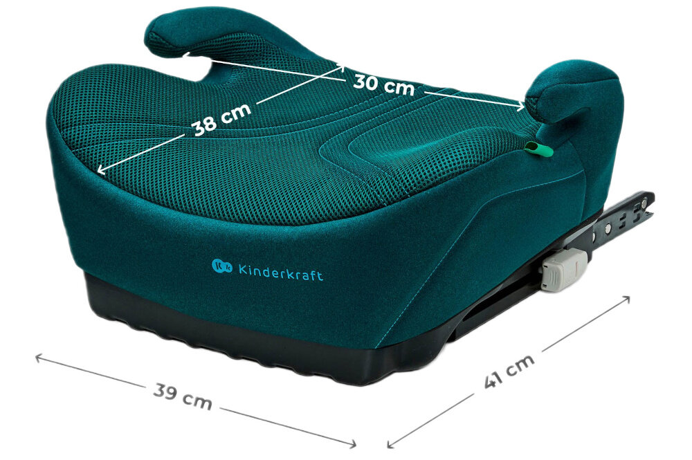 Podstawka samochodowa KINDERKRAFT I-Boost 2 Pro Zielony Lekka forma waga ułatwienie wymiary wygoda