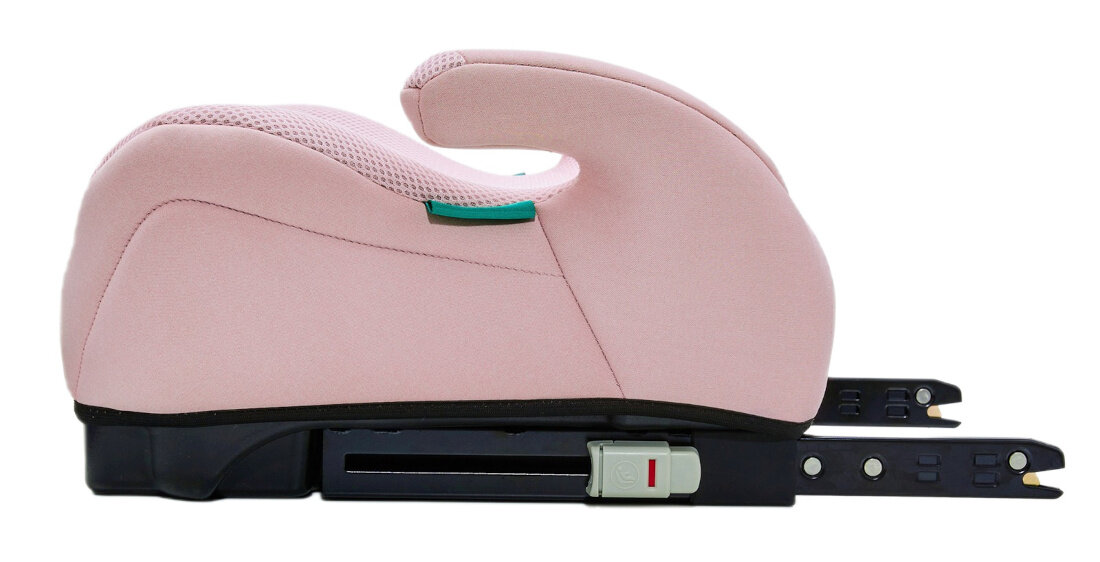 Podstawka samochodowa KINDERKRAFT I-Boost 2 Pro Różowy Stabilny montaż ISOFIX