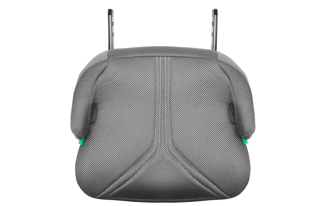 Podstawka samochodowa KINDERKRAFT I-Boost 2 Pro Szary prowadzenie pasa pas bezpieczeństwa ochrona bez konieczności ciągłej kontroli