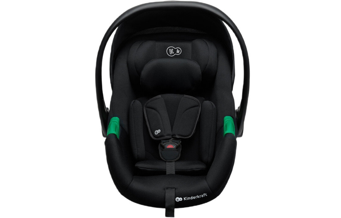 Fotelik samochodowy KINDERKRAFT Mink Pro 2 i-Size 40-87 cm (0-13 kg) Czarny Dopasowanie, które rośnie EASY GROW SYSTEM regulację zagłówka i pasów dopasowanie wzrost prawidłowe ułożenie pasów