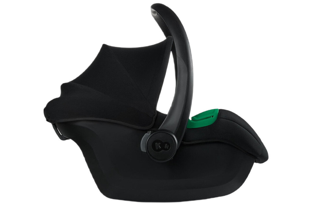 Fotelik samochodowy KINDERKRAFT Mink Pro 2 i-Size 40-87 cm (0-13 kg) Czarny Wygodny montaż i mobilność Możliwość montażu na pas samochodowy na bazie MINK FX 2  dopasowanie potrzeby