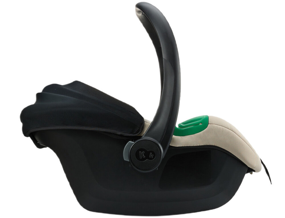 Fotelik samochodowy KINDERKRAFT Mink Pro 2 i-Size 40-87 cm (0-13 kg) Beżowy Wygodny montaż i mobilność Możliwość montażu na pas samochodowy na bazie MINK FX 2  dopasowanie potrzeby