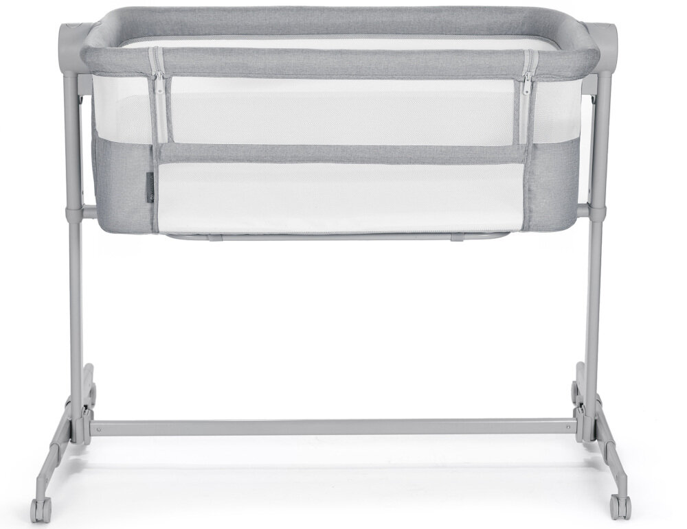 Łóżeczko dostawne KINDERKRAFT Neste Up 2 Jasnoszary wygląd wizualizacja prezentacja design Bliskość i spokojny sen