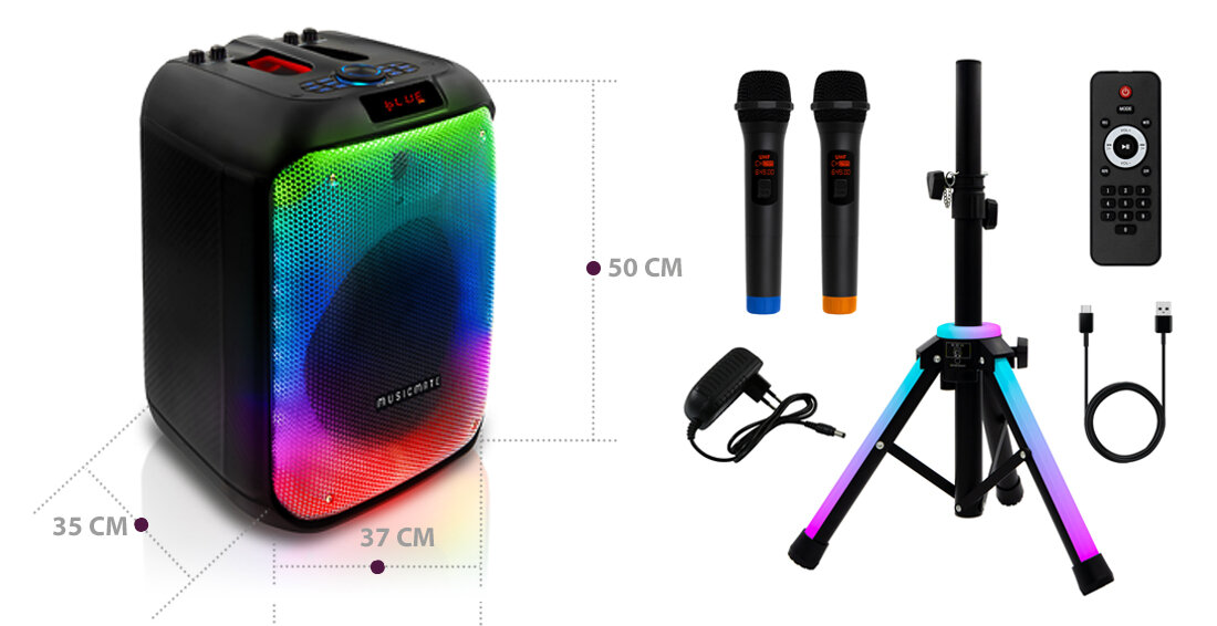 Mikser audio MUSICMATE MM-SM600 MixGenius zestaw