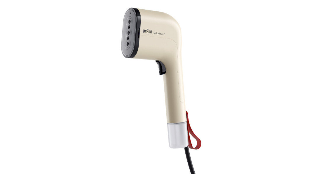Parownica do ubrań (Steamer) BRAUN GS3012BG Czystość i higiena Silny strumień pary do 99,99% bakterii i wirusów  kilka chwil