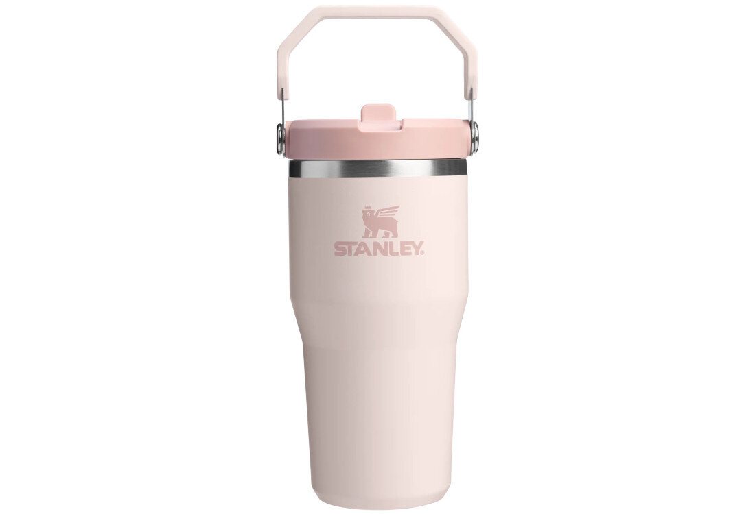Kubek termiczny STANLEY IceFlow Flip Straw Tumbler Pudrowy róż 600 ml wygląd prezentacja wizualizacja design Wygoda nawodnienia