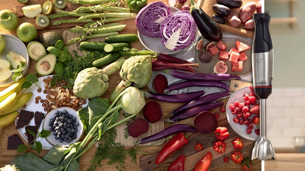 Blender ręczny BOSCH ErgoMaster MSM6M652  elementy wolne od BPA, bezpieczna żywność, posilki dla dzieci