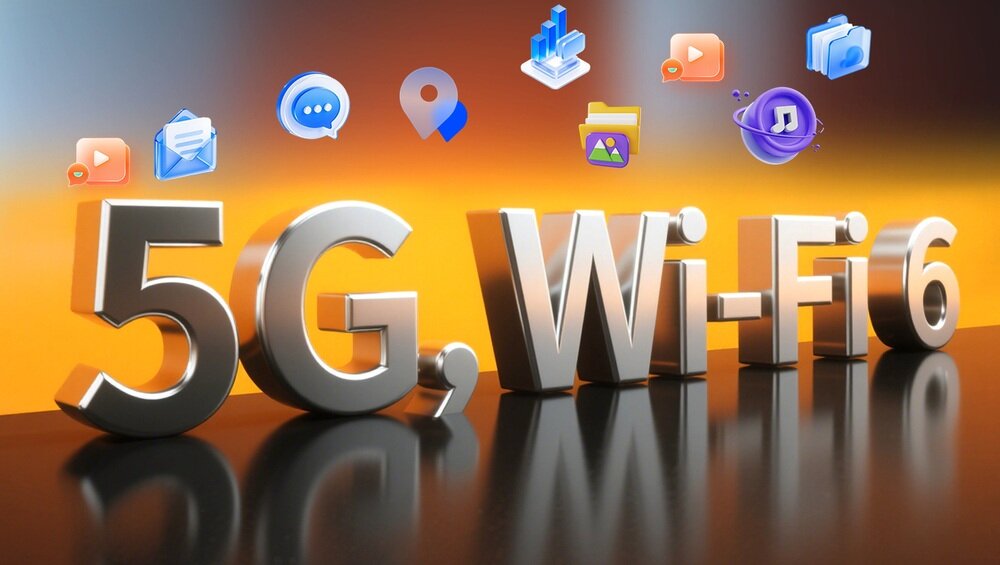 Smartfon OSCAL Tank 1 5G 5G dual SIM, Wi-Fi 6 oraz Bluetooth 5.2  GPS, GLONASS, Galileo, Beidou i QZSS (L1+L5)  