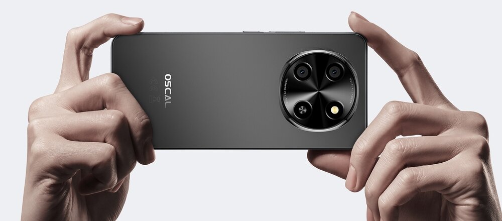 Smartfon OSCAL Tiger 8  zestaw aparatów 16 MP+2 MP Przednia kamera 8 MP  