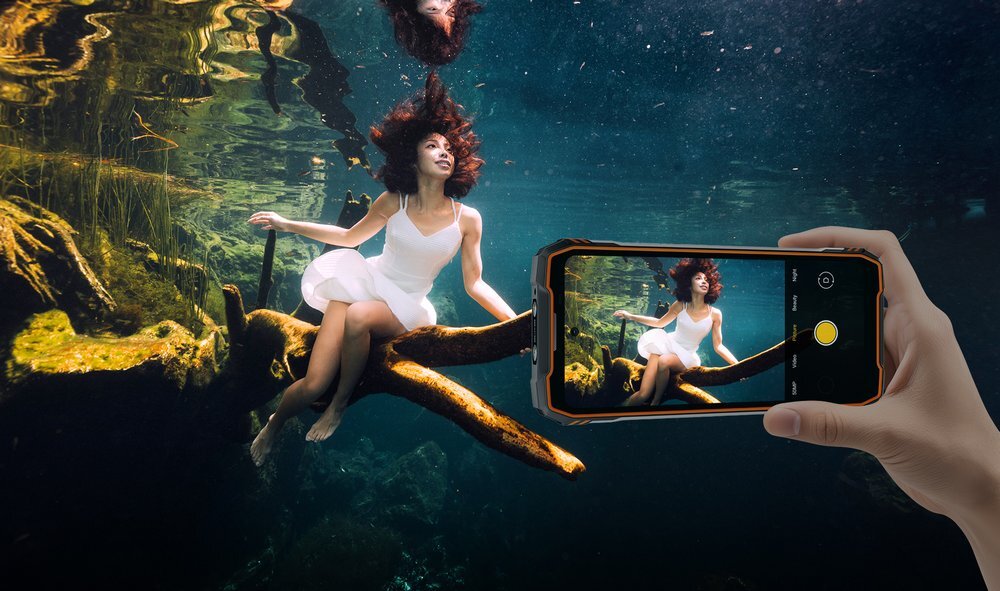 Smartfon OSCAL Tank 1 5G Główny aparat 64 MP   20 MP Night Vision Przedni obiektyw 50 MP Samsung ISOCELL JN1  