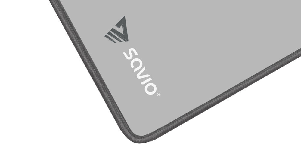 SAVIO Turbo Dynamic Grubość 2 mm wygodne podparcie dla dłoni redukować nacisk gumowa, antypoślizgowa warstwa spodnia - zbliżenie na narożnik podkładki