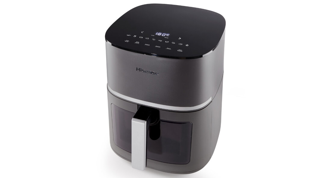 Frytkownica beztłuszczowa HISENSE HAF1600D Air Fryer Intuicyjna obsługa Cyfrowy wyświetlacz LED ustawienia temperatura czas timer proces kontrola gotowanie