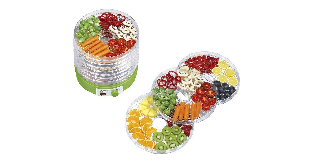 Suszarka do grzybów CONCEPT SO-1025 XXL przedłużenie żywotności jedzenia, bez utraty witamin, suszenie żywności