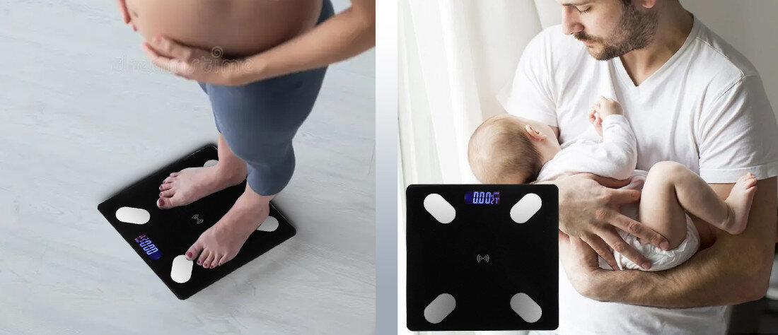 Waga łazienkowa EXTRALINK PRO Czytelny odczyt Elektroniczny wyświetlacz Intuicyjna obsługa praktyczne rozwiązanie kontrola parametry