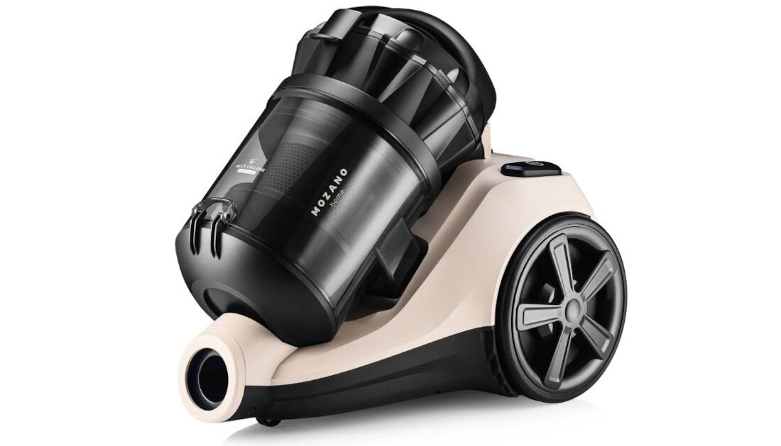 Odkurzacz MOZANO Max Cyclonic 4000 Beżowy Czystość na długo Duży 3-litrowy pojemnik  Brak konieczności zakupu worków wysoka efektywność pracy czyste podłogi w krótkim czasie