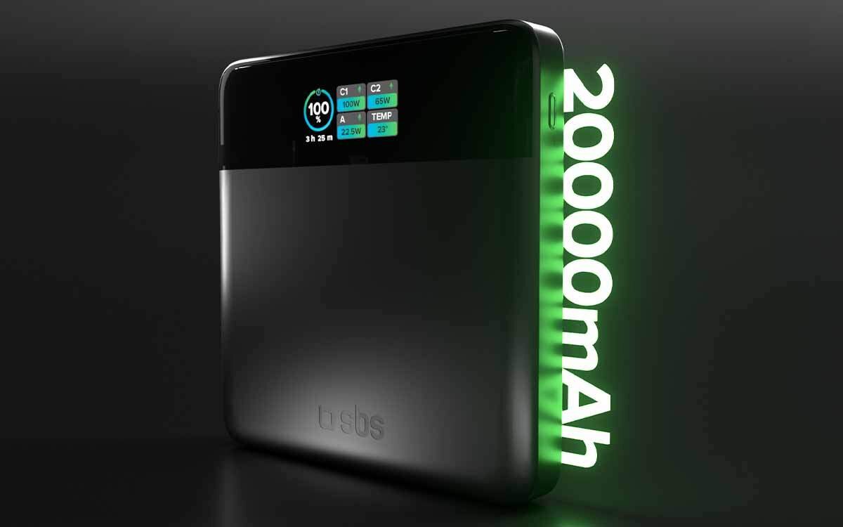 Powerbank o pojemności 20 000 mAh zasila 3 urządzenia jednocześnie i kontroluje ich temperaturę