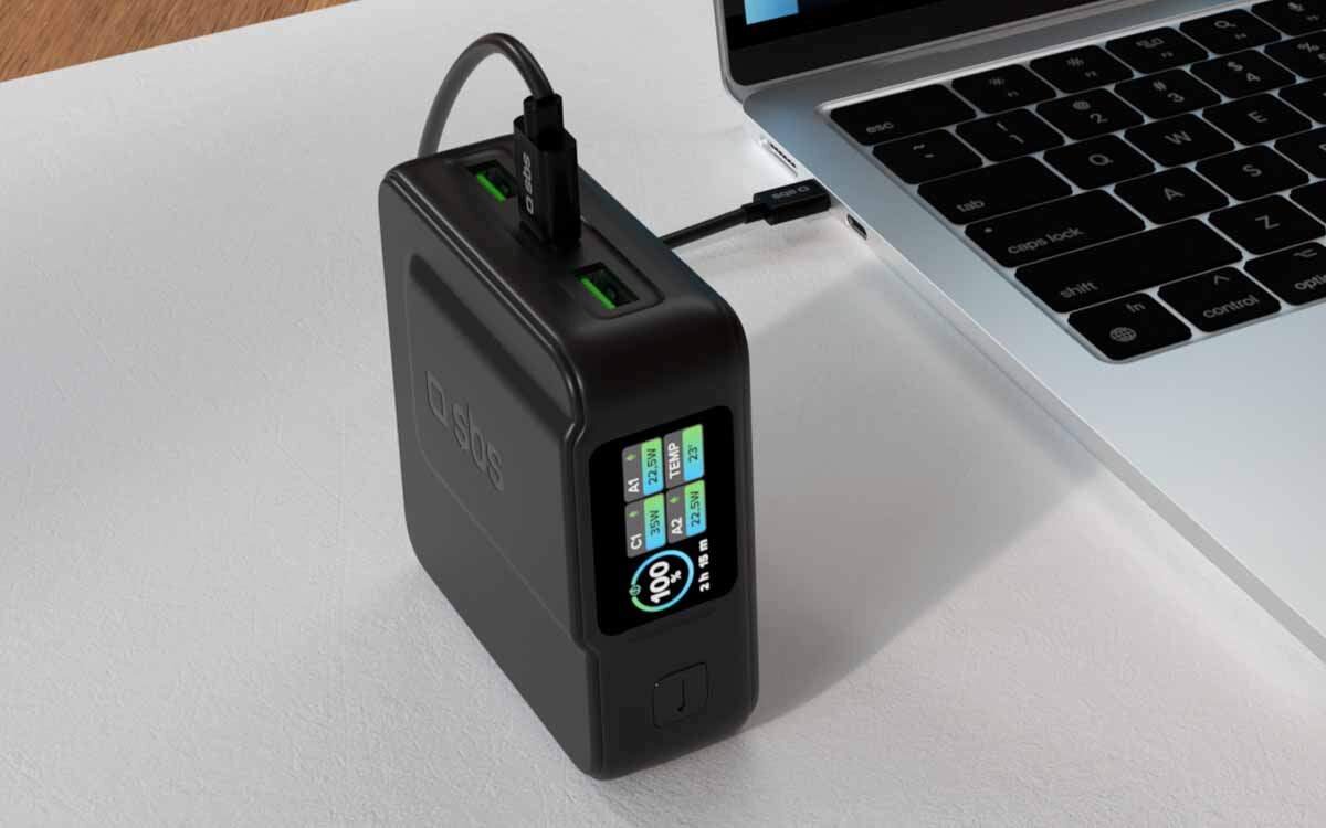 Powerbank SBS TEBBTFT10000PDK 10000 mAh  Przenośna bateria 10 000 mAh idealna do codziennego użytkowania i podróży