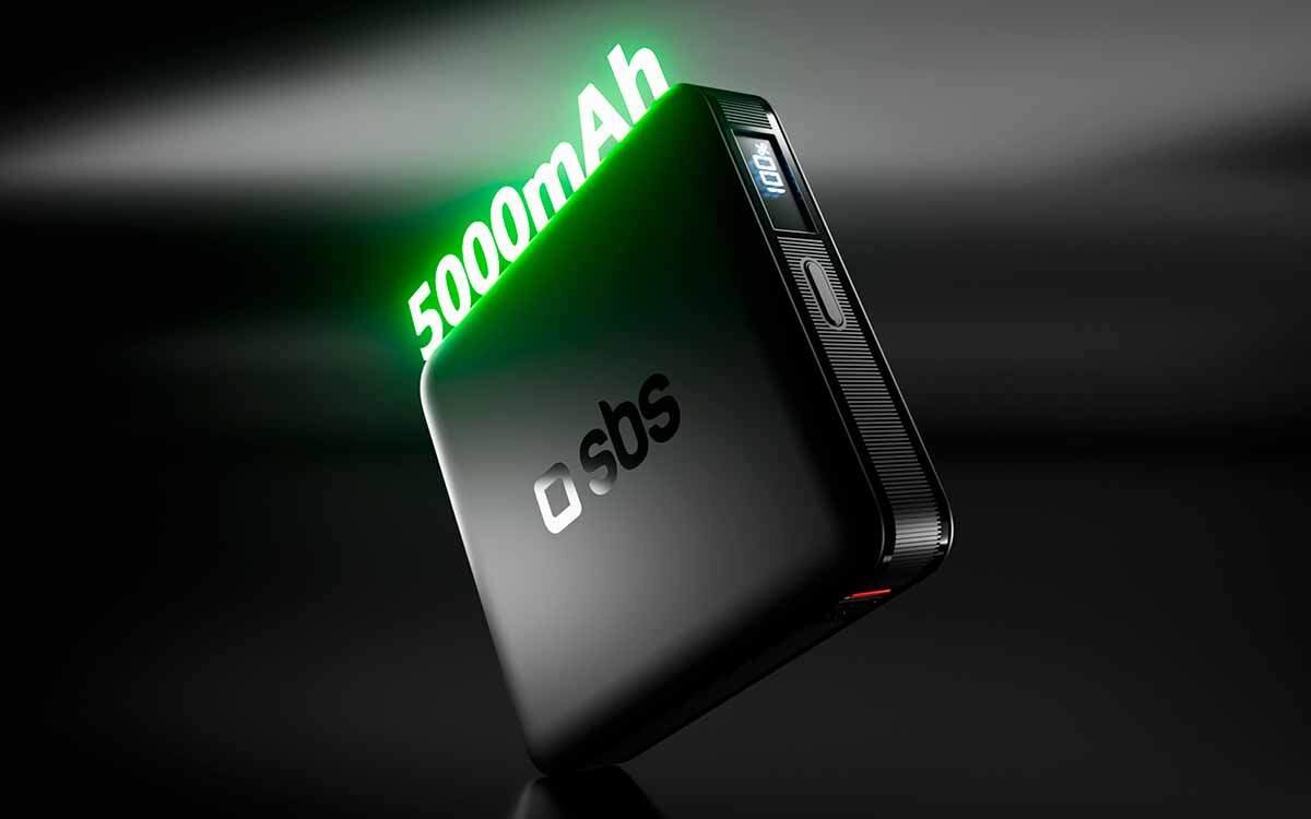 Powerbank SBS TEBB5000HDLCDK High-Density Kompaktowy powerbank o dużej gęstości i pojemności 5000 mAh