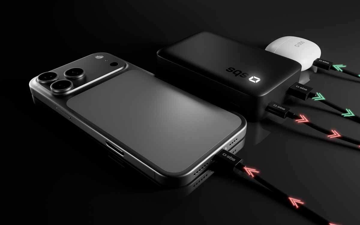 Powerbank SBS TEBBCT20000PDLDK High-Density 20000 mAh Zabezpieczenie przed przepięciami i zwarciami zapewnia bezpieczne użytkowanie