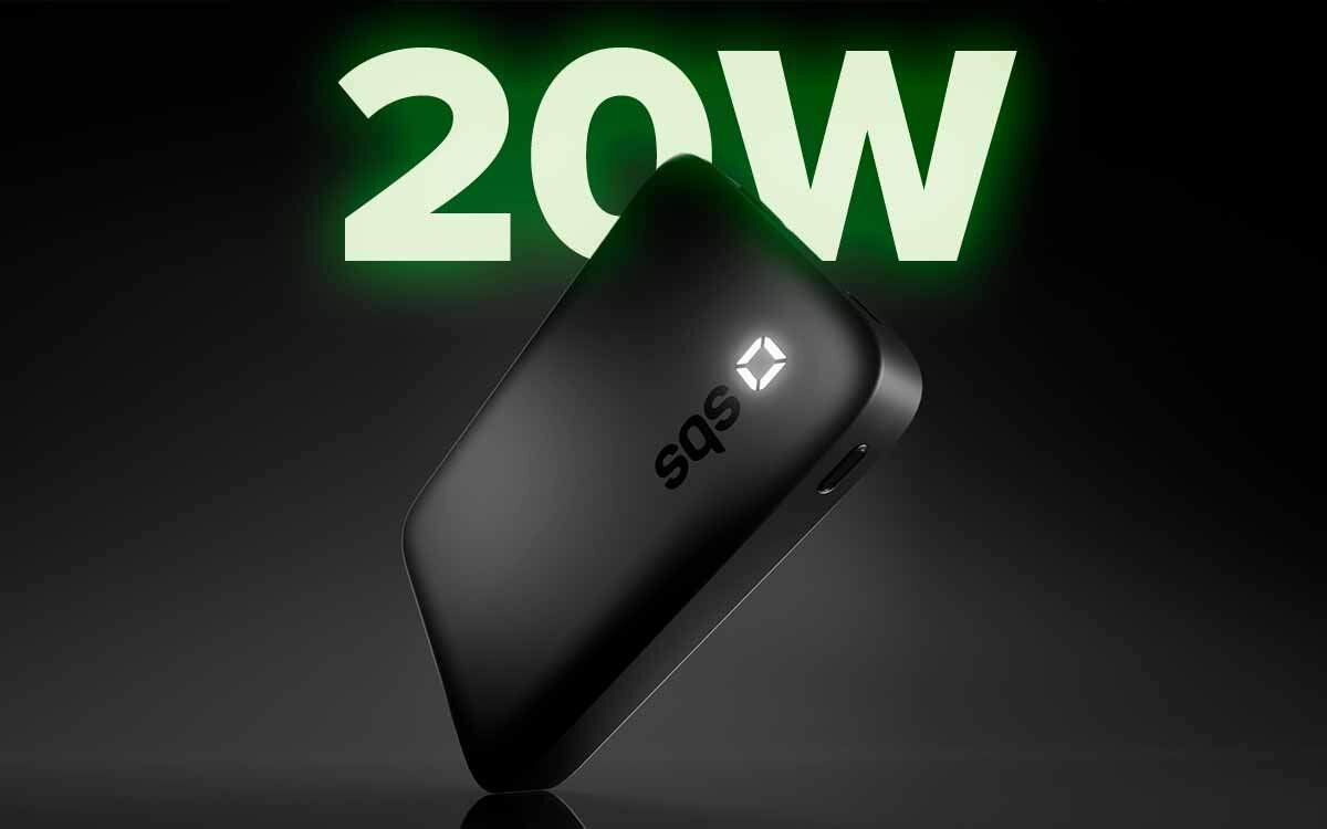 Powerbank SBS TEBBCT10000PDLDK High-Density 10000 mAh Szybkie ładowanie 20 W przez USB-C i USB-A zapewniające łatwe podładowanie urządzeń