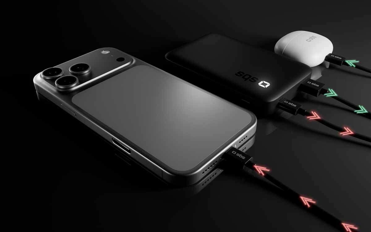 Powerbank SBS TEBBCT10000PDLDK High-Density 10000 mAh Bezpieczne i szybkie ładowanie dzięki portowi ładowania USB-C