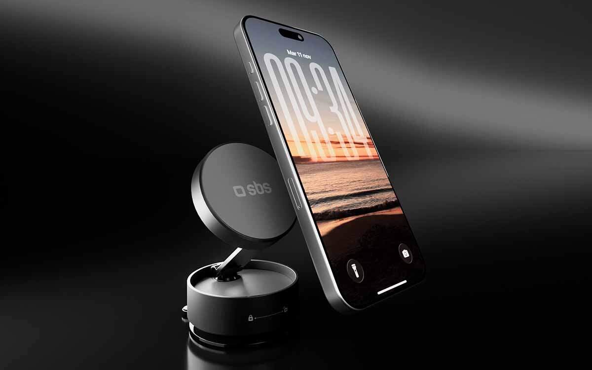 Uchwyt magnetyczny obsługuje iPhone'y z MagSafe oraz Androidy