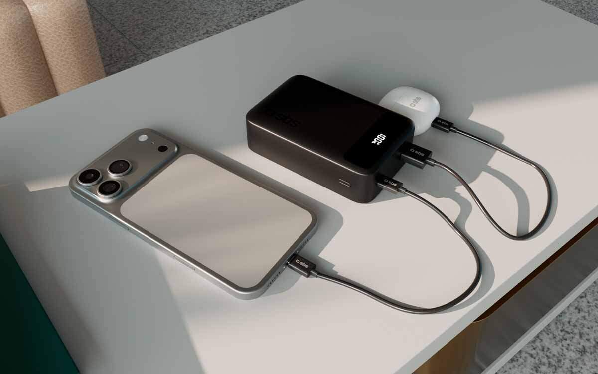 Powerbank SBS TEBBCT20000PDLCDK 20000 mAh Niezawodny towarzysz podróży z obsługą wszystkich urządzeń USB