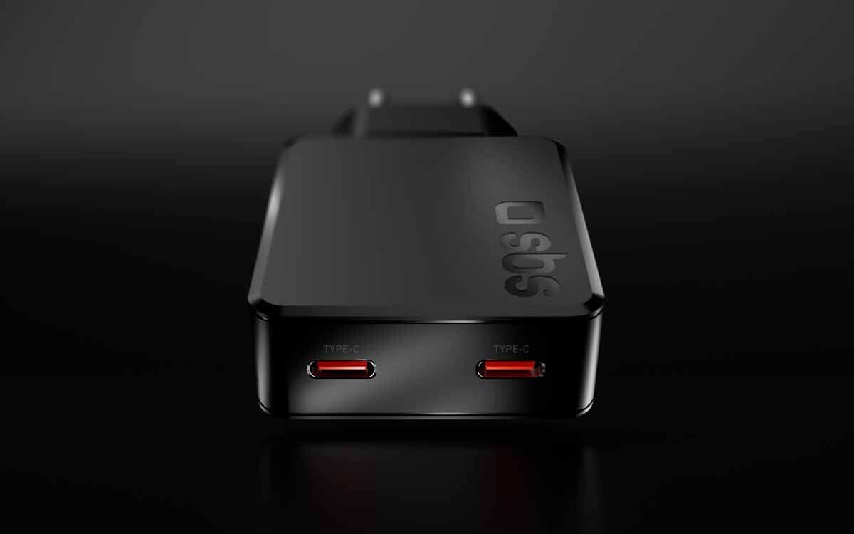 Ładuj dwa urządzenia jednocześnie dzięki dwóm wyjściom USB-C