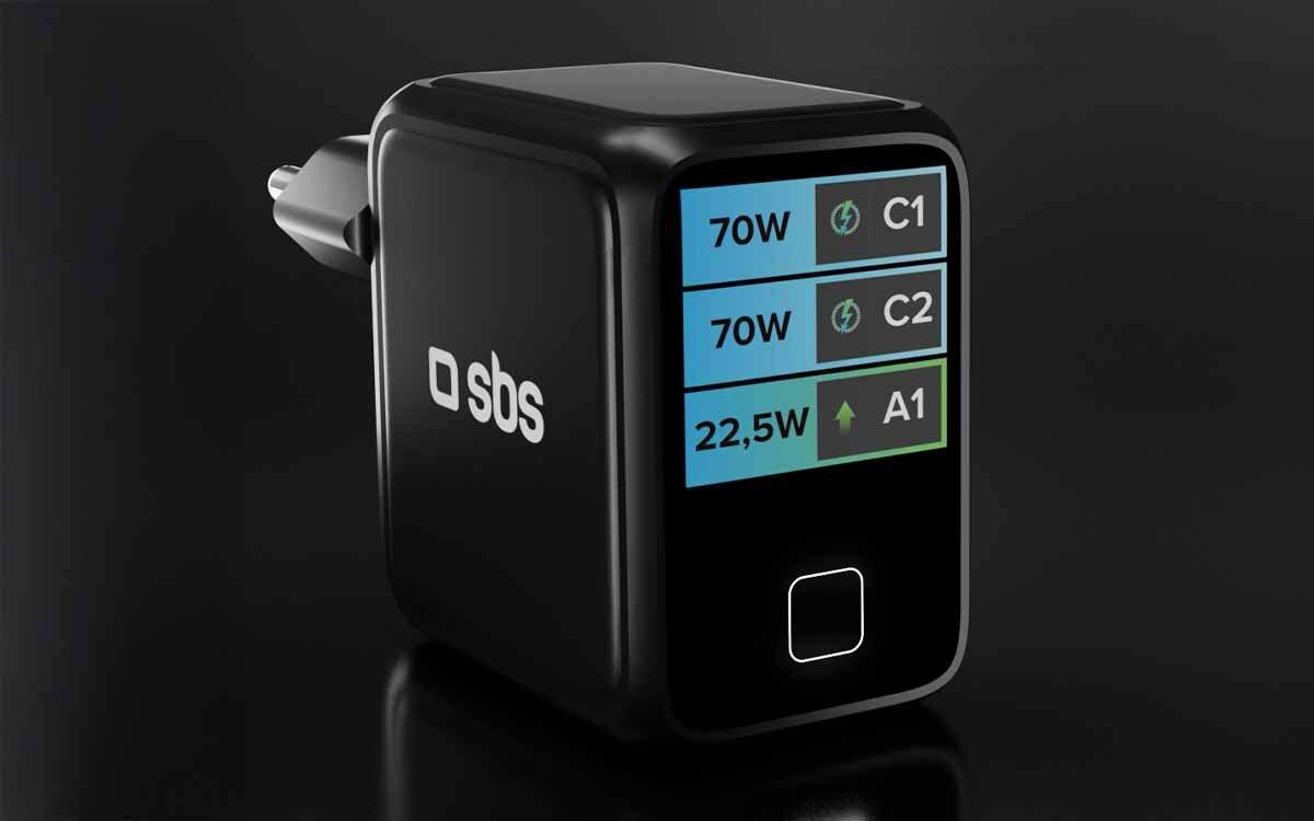 Ekran TFT wyświetla postępy ładowania i obraca się