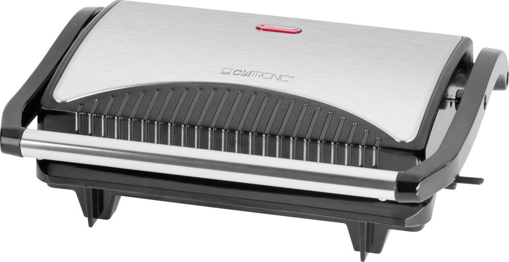 Grill elektryczny CLATRONIC MG 3519 chowany przewod wykonanie stal nierdzewna