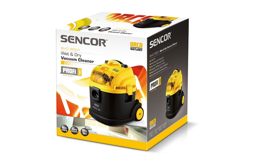 ODKURZACZ SENCOR SVC 3001 Dane techniczne waga