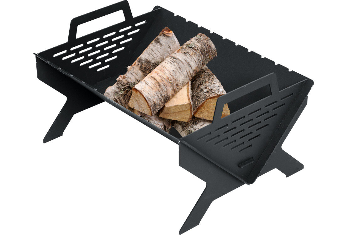 Palenisko ogrodowe LUND C7 Składane 99708 estetyka funkcjonalność czarna farba żaroodporna elegancki wygląd 