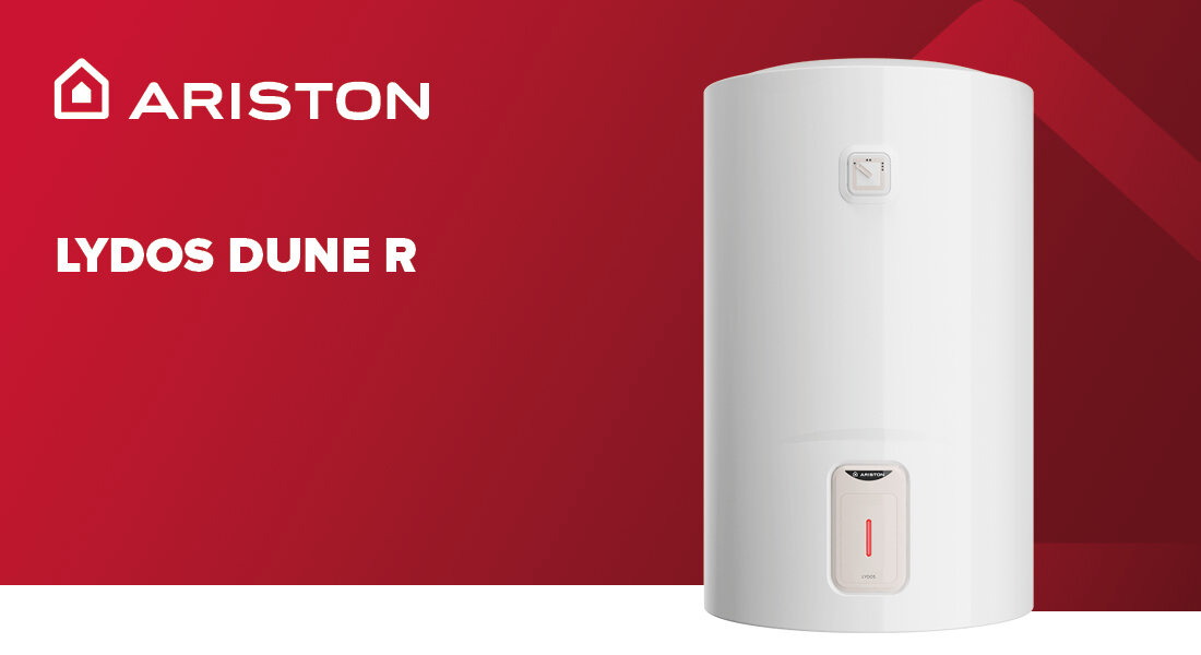 Bojler elektryczny ARISTON Lydos Dune R 80 l wygląd design prezentacja wizualizacja Dla Twojej wygody